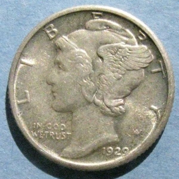 Gold-Toned-1929-Mercury-Dime
